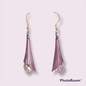 NWT Handcrafted earrings with vintage beads